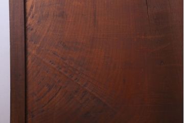 古民具・骨董　明治大正　総欅材!シンプルなアンティーク板戸(2)