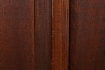 古民具・骨董　明治大正　総欅材!シンプルなアンティーク板戸(2)