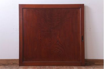 古民具・骨董　明治大正　アンティーク漆塗り板戸(1)