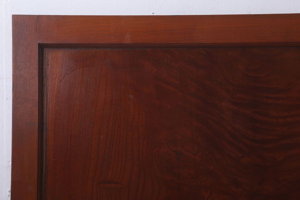 古民具・骨董　明治大正　アンティーク漆塗り板戸(1)