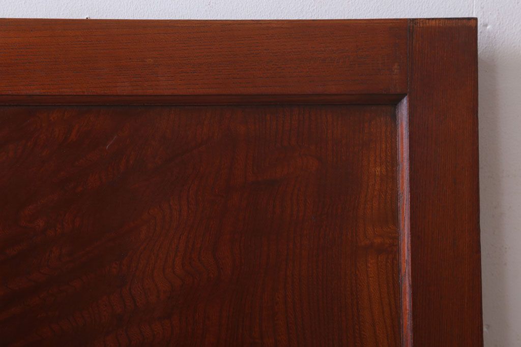 古民具・骨董　明治大正　アンティーク漆塗り板戸(1)