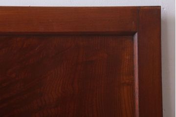 古民具・骨董　明治大正　アンティーク漆塗り板戸(1)