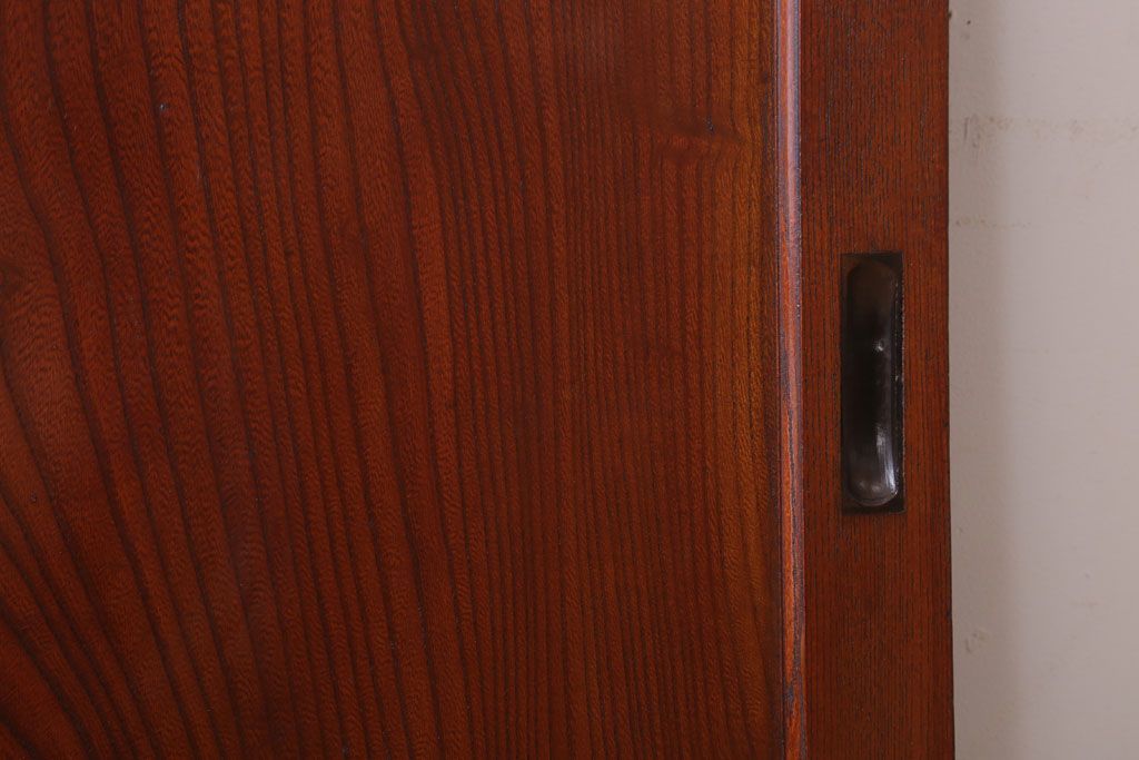 古民具・骨董　明治大正　アンティーク漆塗り板戸(1)