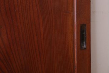 古民具・骨董　明治大正　アンティーク漆塗り板戸(1)