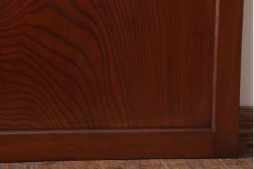 古民具・骨董　明治大正　アンティーク漆塗り板戸(1)