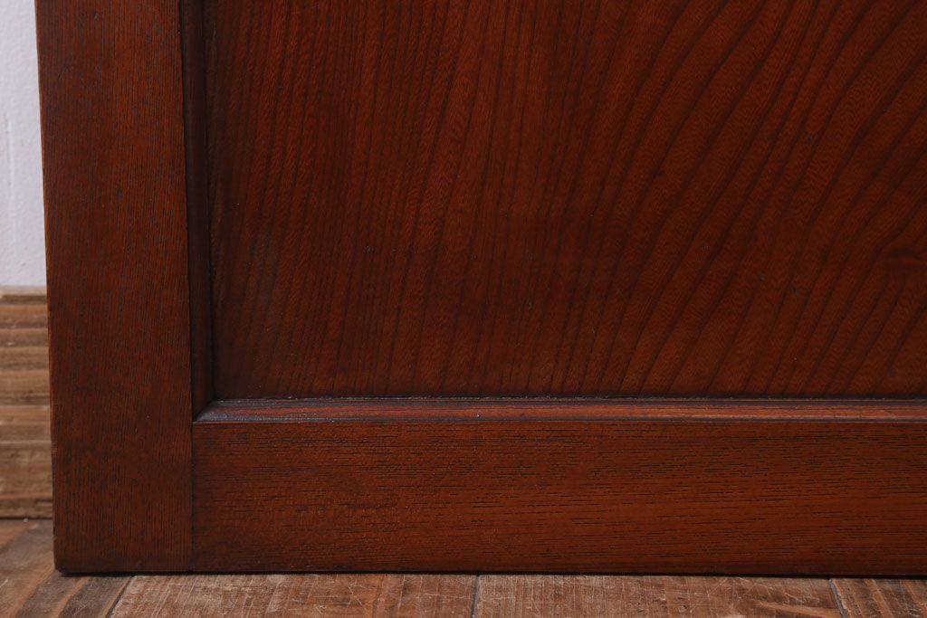 古民具・骨董　明治大正　アンティーク漆塗り板戸(1)