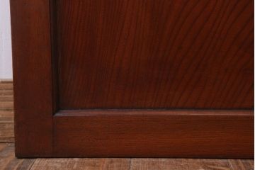 古民具・骨董　明治大正　アンティーク漆塗り板戸(1)