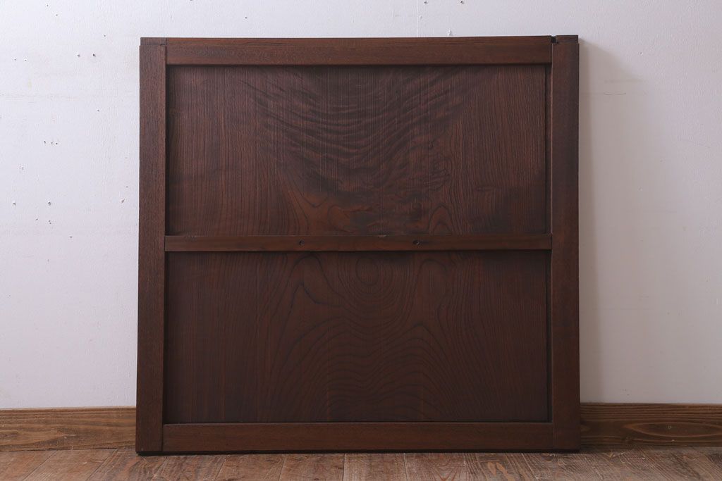 古民具・骨董　明治大正　アンティーク漆塗り板戸(1)