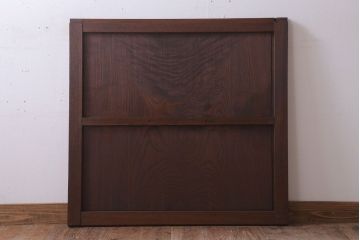 古民具・骨董　明治大正　アンティーク漆塗り板戸(1)