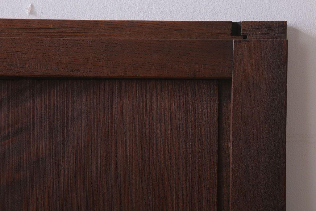 古民具・骨董　明治大正　アンティーク漆塗り板戸(1)