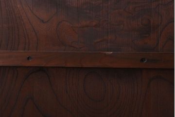 古民具・骨董　明治大正　アンティーク漆塗り板戸(1)