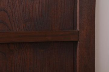 古民具・骨董　明治大正　アンティーク漆塗り板戸(1)