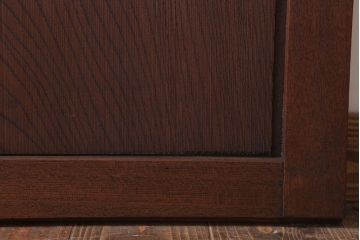 古民具・骨董　明治大正　アンティーク漆塗り板戸(1)