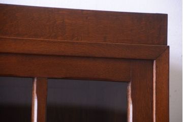 レトロ家具　昭和レトロ　2段重ねのおしゃれなアンティーク収納棚