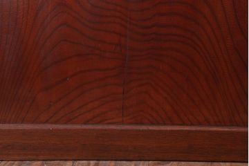 古民具・骨董　明治大正　アンティーク漆塗り板戸(2)