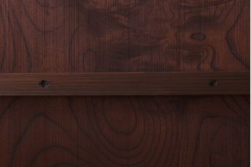 古民具・骨董　明治大正　アンティーク漆塗り板戸(2)