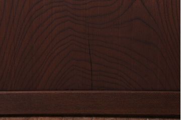 古民具・骨董　明治大正　アンティーク漆塗り板戸(2)