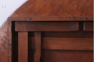 アンティーク家具　アンティーク　杢目が美しいシンプルなちゃぶ台