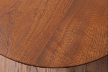 アンティーク家具　アンティーク　古い木のシンプルなちゃぶ台(2)