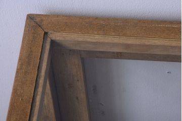 レトロ家具　昭和レトロ　オカザキパン　脚付き!古い縦型ガラスケース