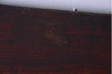 アンティーク家具　古民具・骨董　明治　上手物!古金具付きの三方欅材帳場箪笥