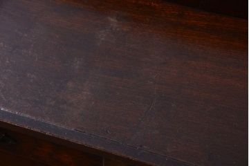 アンティーク家具　和製アンティーク　大正　象嵌入り!シャッター付きの小ぶりなライティングビューロー