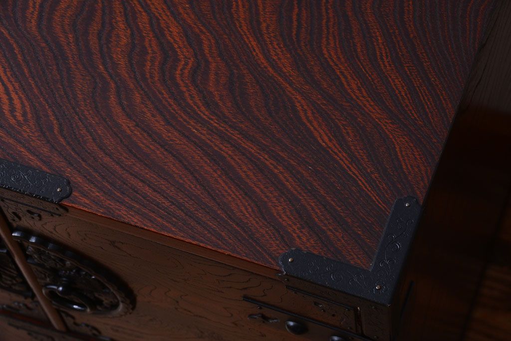 中古　民芸家具　駿河民芸小箪笥