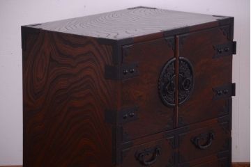 中古　民芸家具　駿河民芸小箪笥