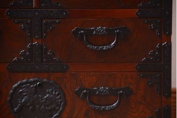 中古　民芸家具　駿河民芸小箪笥