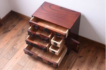 中古　伝統民芸家具　岩谷堂　極小箪笥