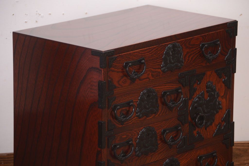 中古　伝統民芸家具　岩谷堂　極小箪笥