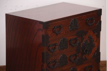 中古　伝統民芸家具　岩谷堂　極小箪笥