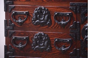 中古　伝統民芸家具　岩谷堂　極小箪笥