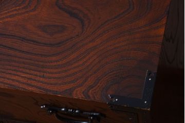 中古　民芸家具　駿河民芸　片開き戸付き箪笥