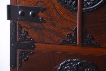 中古　民芸家具　駿河民芸　縦長箪笥