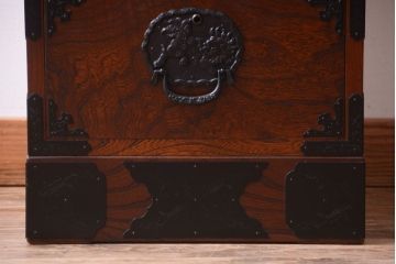 中古　民芸家具　駿河民芸　縦長箪笥