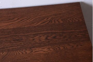 アンティーク家具　アンティークペイント　モールガラス入り!引き出し付きのカウンター収納棚(1)