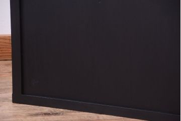 アンティーク家具　アンティークペイント　モールガラス入り!引き出し付きのカウンター収納棚(2)