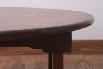 アンティーク家具　アンティーク　古い木の上品なちゃぶ台