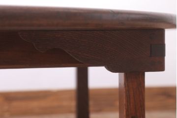 アンティーク家具　アンティーク　古い木の上品なちゃぶ台