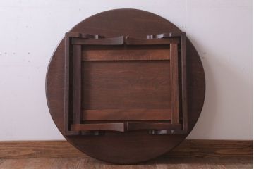 アンティーク家具　アンティーク　古い木の上品なちゃぶ台