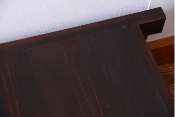 アンティーク家具　古民具・骨董　明治大正期　和モダンスタイル!上品なローボード(水屋箪笥、テレビ台、キャビネット、収納棚)(2)