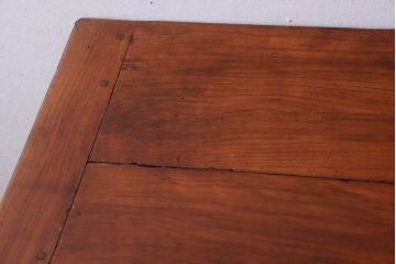 ヴィンテージ家具　海外ビンテージ　ジャンク品　チーク古材製の特大作業台(ダイニングテーブル)