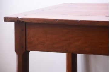 ヴィンテージ家具　海外ビンテージ　ジャンク品　チーク古材製の特大作業台(ダイニングテーブル)