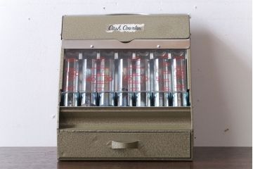昭和レトロ　キャッシュカウンター(金銭分類機)