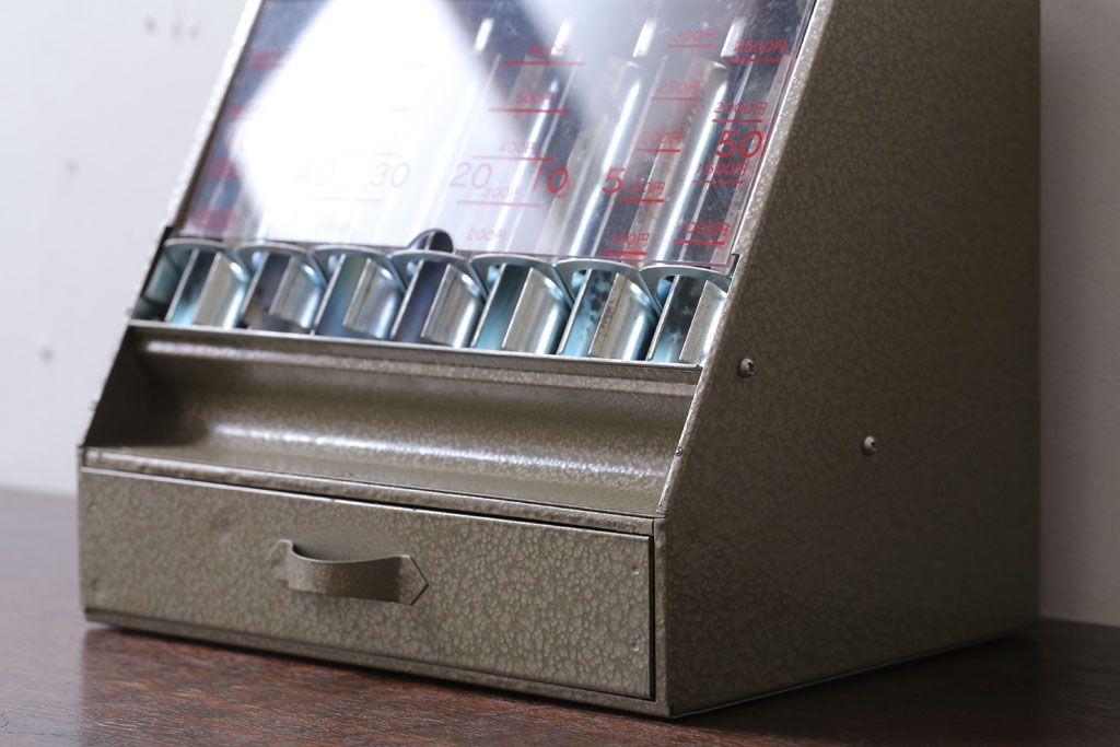 昭和レトロ　キャッシュカウンター(金銭分類機)