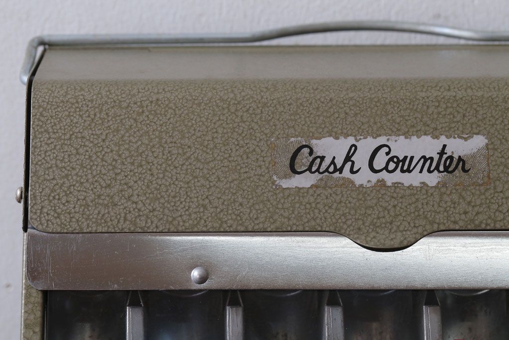 昭和レトロ　キャッシュカウンター(金銭分類機)