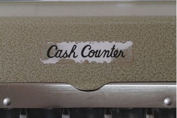 昭和レトロ　キャッシュカウンター(金銭分類機)