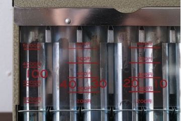 昭和レトロ　キャッシュカウンター(金銭分類機)