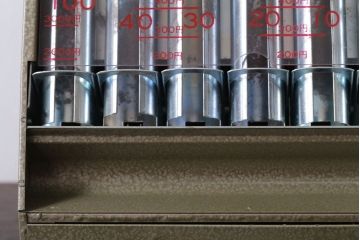 昭和レトロ　キャッシュカウンター(金銭分類機)